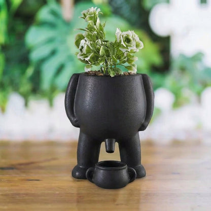 Funny Ceramic Planter | Unique Human-Shaped Pot for Home & Garden