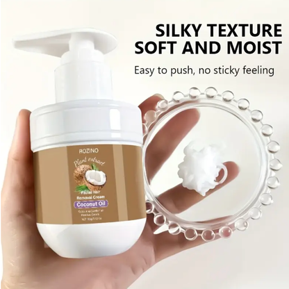 🥥 Coconut Hair Removal Cream – Smooth, Painless & Hydrating