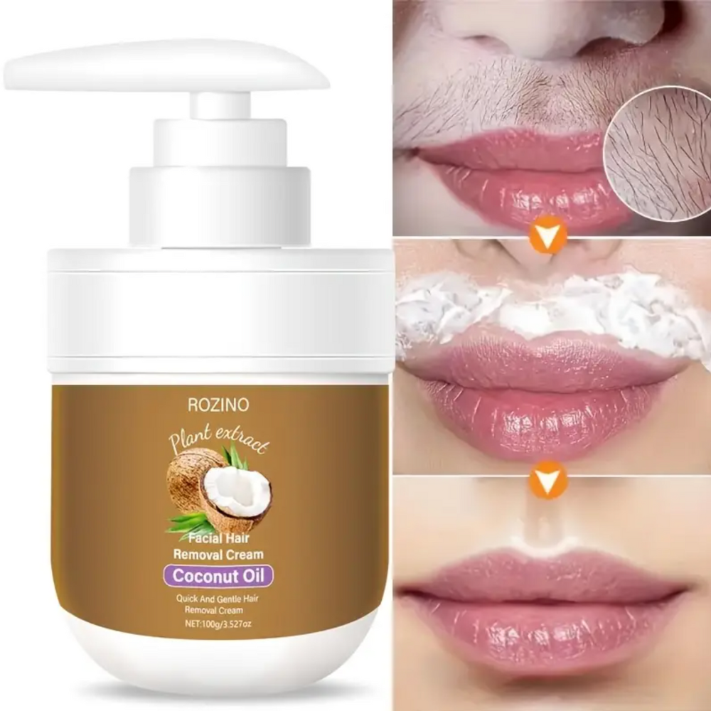 🥥 Coconut Hair Removal Cream – Smooth, Painless & Hydrating