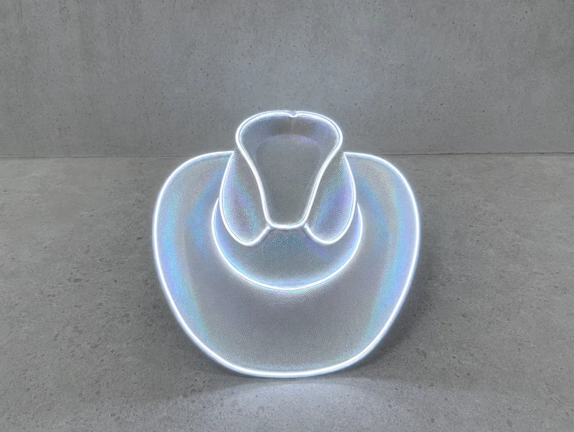 Light-Up LED Cowboy Hat – 8 Neon Colors