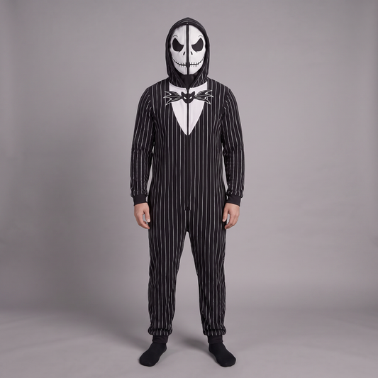 Cozy Halloween Fleece Onesie for Adults