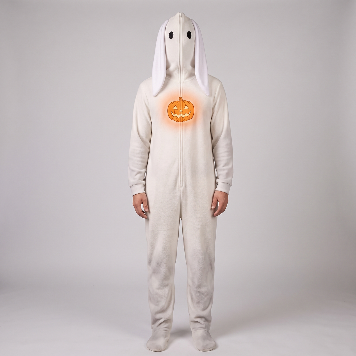 Cozy Halloween Fleece Onesie for Adults