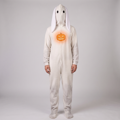 Cozy Halloween Fleece Onesie for Adults