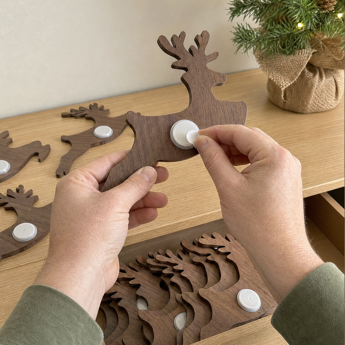 Christmas Reindeer Glow Light