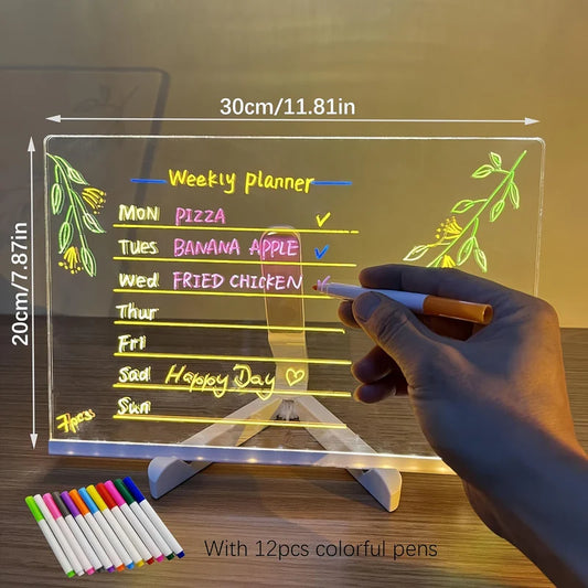 LED Note Board with Stand