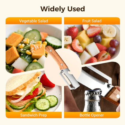 SwiftPeel™ 4-in-1 Stainless Steel Vegetable Peeler