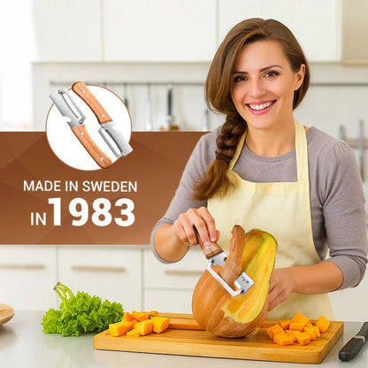 SwiftPeel™ 4-in-1 Stainless Steel Vegetable Peeler