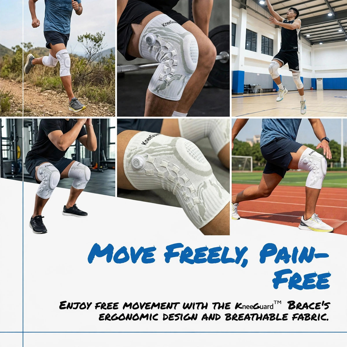 KneeGuard™ — Smart Support. Stable Every Step.
