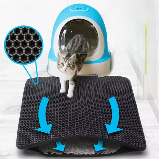 Easy Clean Cat Litter Box Mat