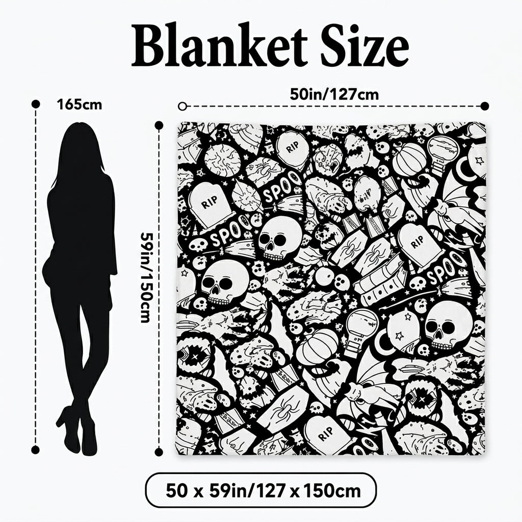SpookySketch™ — Spooky Coloring Blanket