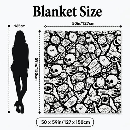 SpookySketch™ — Spooky Coloring Blanket