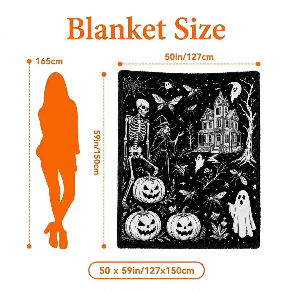 SpookySketch™ — Spooky Coloring Blanket