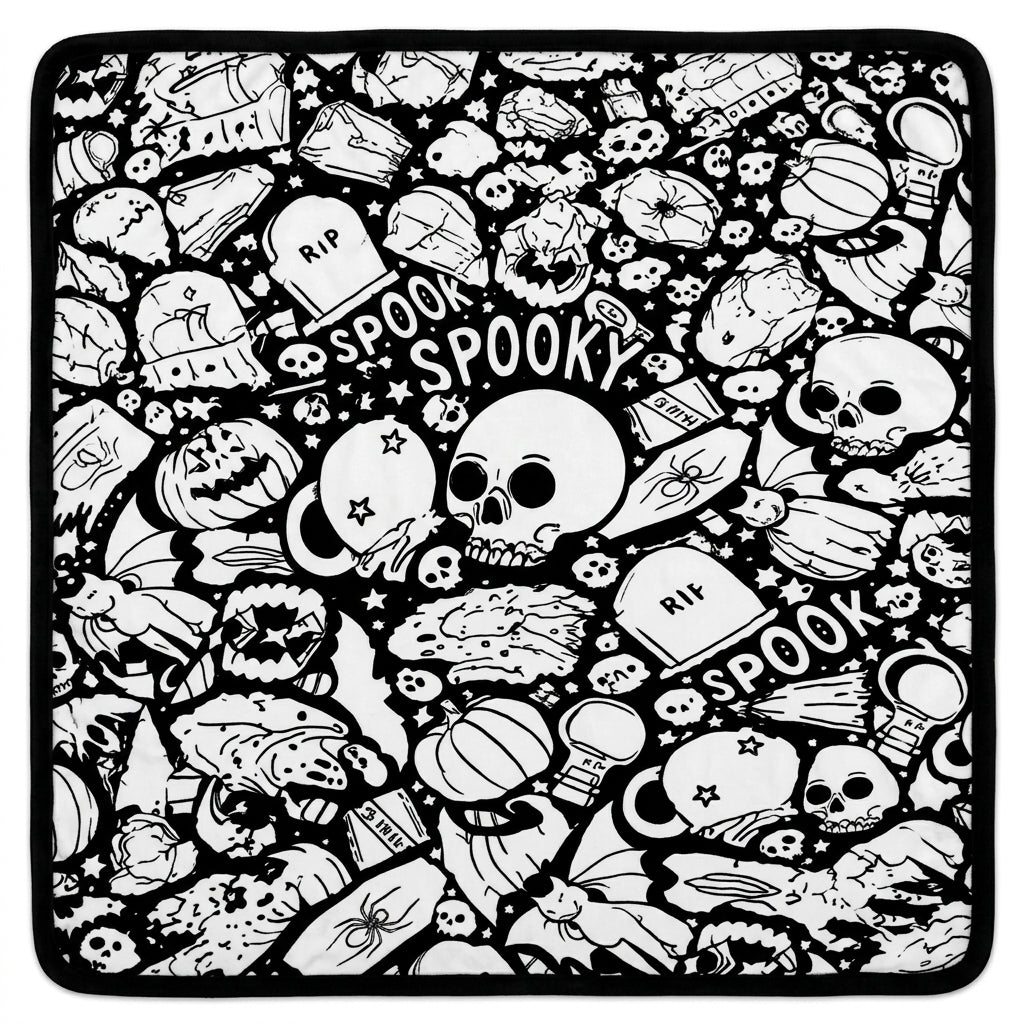 SpookySketch™ — Spooky Coloring Blanket