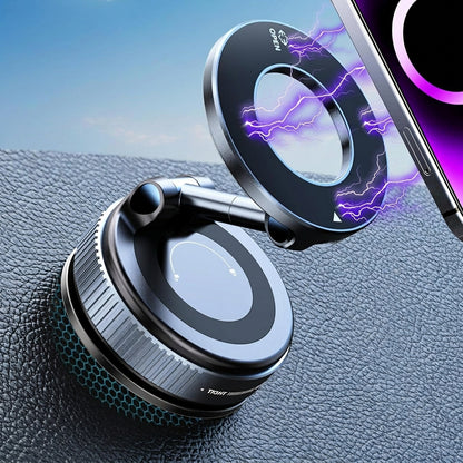 GripLock™ Nano Gel Magnetic Phone Holder | One-Twist Vacuum Car Mount