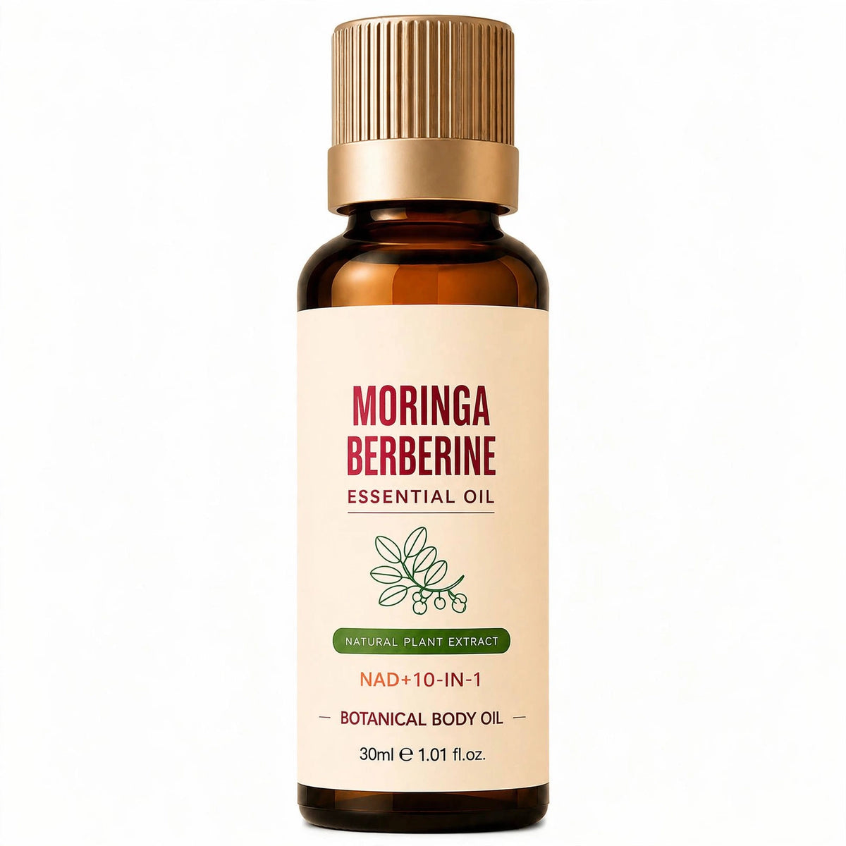 Moringa Berberine™ Body Sculpting Massage Oil — Firm, Smooth & Tone