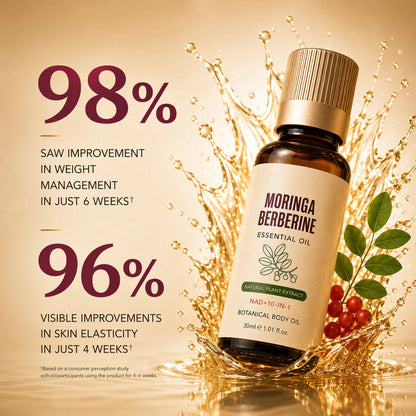 Moringa Berberine™ Body Sculpting Massage Oil — Firm, Smooth & Tone