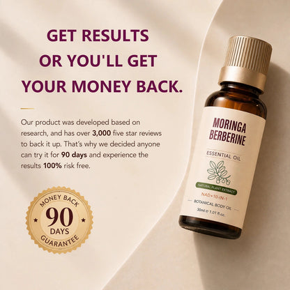 Moringa Berberine™ Body Sculpting Massage Oil — Firm, Smooth & Tone