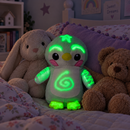 Glow-in-the-Dark Plush Toy | Draw, Glow & Snuggle