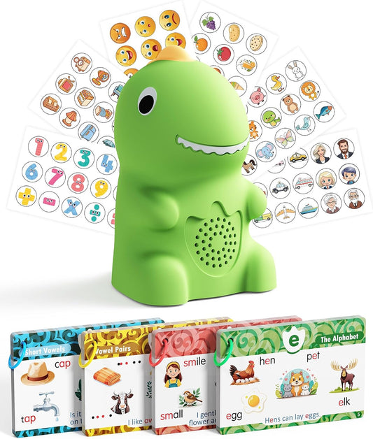 Dinosaur Talking Pen & Phonics Flash Cards