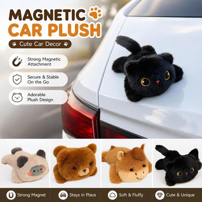 Magnetic Cat Ornament | Cute Car Dashboard & Fridge Decoration