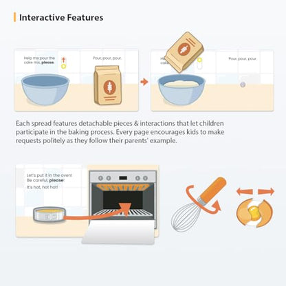 Interactive Manners Board Book | Fun “Please” Learning for Kids