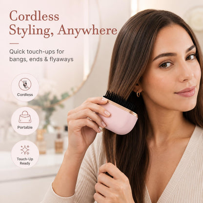 Mini Heated Hair Straightener| Smooth Hair Anywhere, Anytime