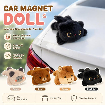 Magnetic Cat Ornament | Cute Car Dashboard & Fridge Decoration