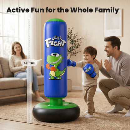 Inflatable Dinosaur Punching Toy | Fun Active Play for Kids