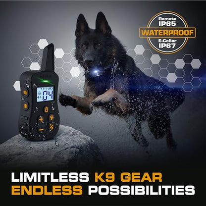 Remote Dog Training Collar | Waterproof Training E-Collar with Night Light