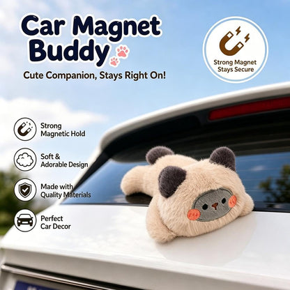 Magnetic Cat Ornament | Cute Car Dashboard & Fridge Decoration