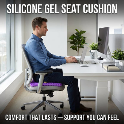 ComfortCore™ – Ergonomic Silicone Seat Cushion – Relief You Can Feel