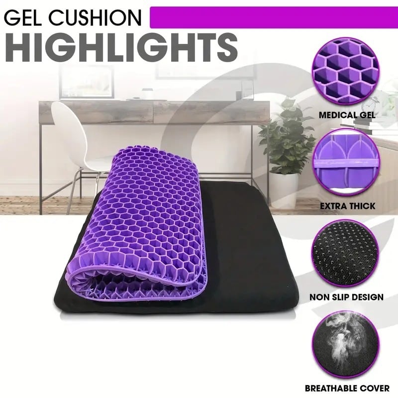 ComfortCore™ – Ergonomic Silicone Seat Cushion – Relief You Can Feel