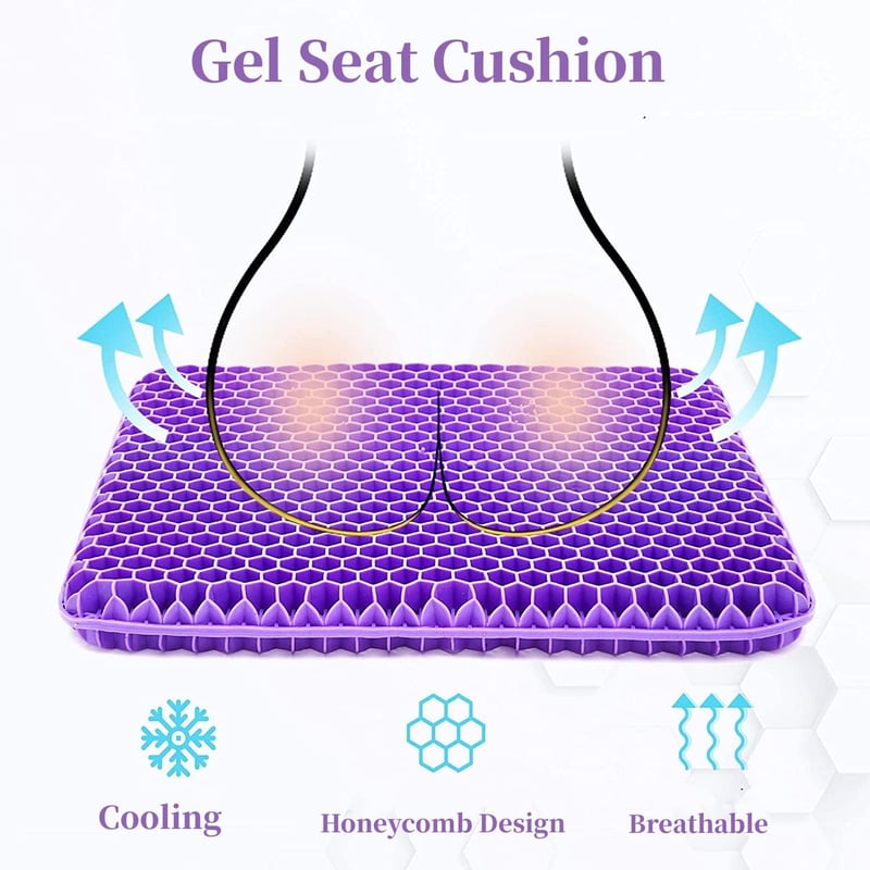 ComfortCore™ – Ergonomic Silicone Seat Cushion – Relief You Can Feel