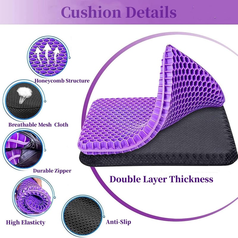 ComfortCore™ – Ergonomic Silicone Seat Cushion – Relief You Can Feel
